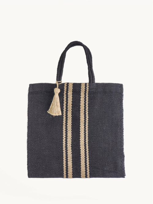Bag with black floral print – nayarea